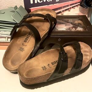 Mayari Birkenstocks —platform *altered*